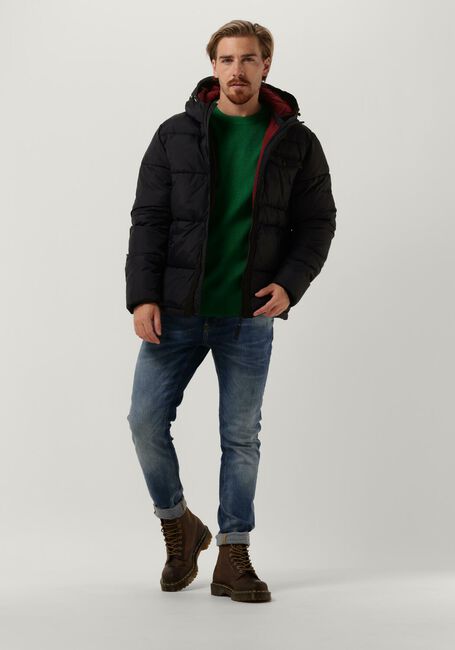 SCOTCH & SODA Pull RIB-KNIT WOOL-BLEND CREWNECK PULLOVER en vert - large