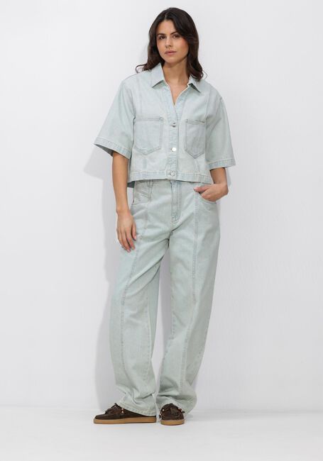 Lichtblauwe NUKUS Wide jeans BLAIR PANTS - large