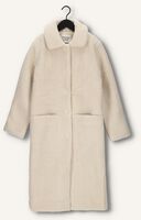 ANOTHER LABEL Manteau en fausse fourrure MOUSSY COAT en beige ANOTHER LABEL Manteau en fausse fourrure MOUSSY COAT en beige - medium