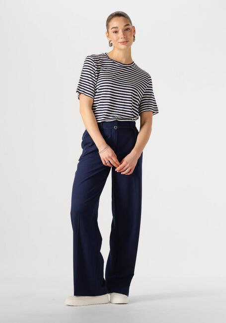 MY ESSENTIAL WARDROBE T-shirt LISAMW STRIPED TEE Bleu foncé - large