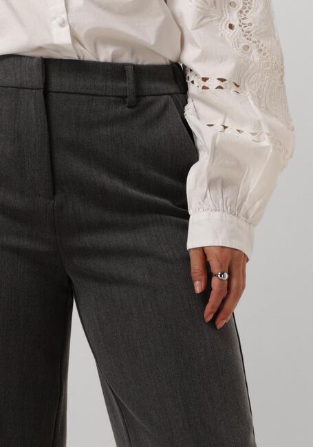 Donkergrijze Y.A.S. Pantalon YASLIKKA HW WIDE PANTS - large