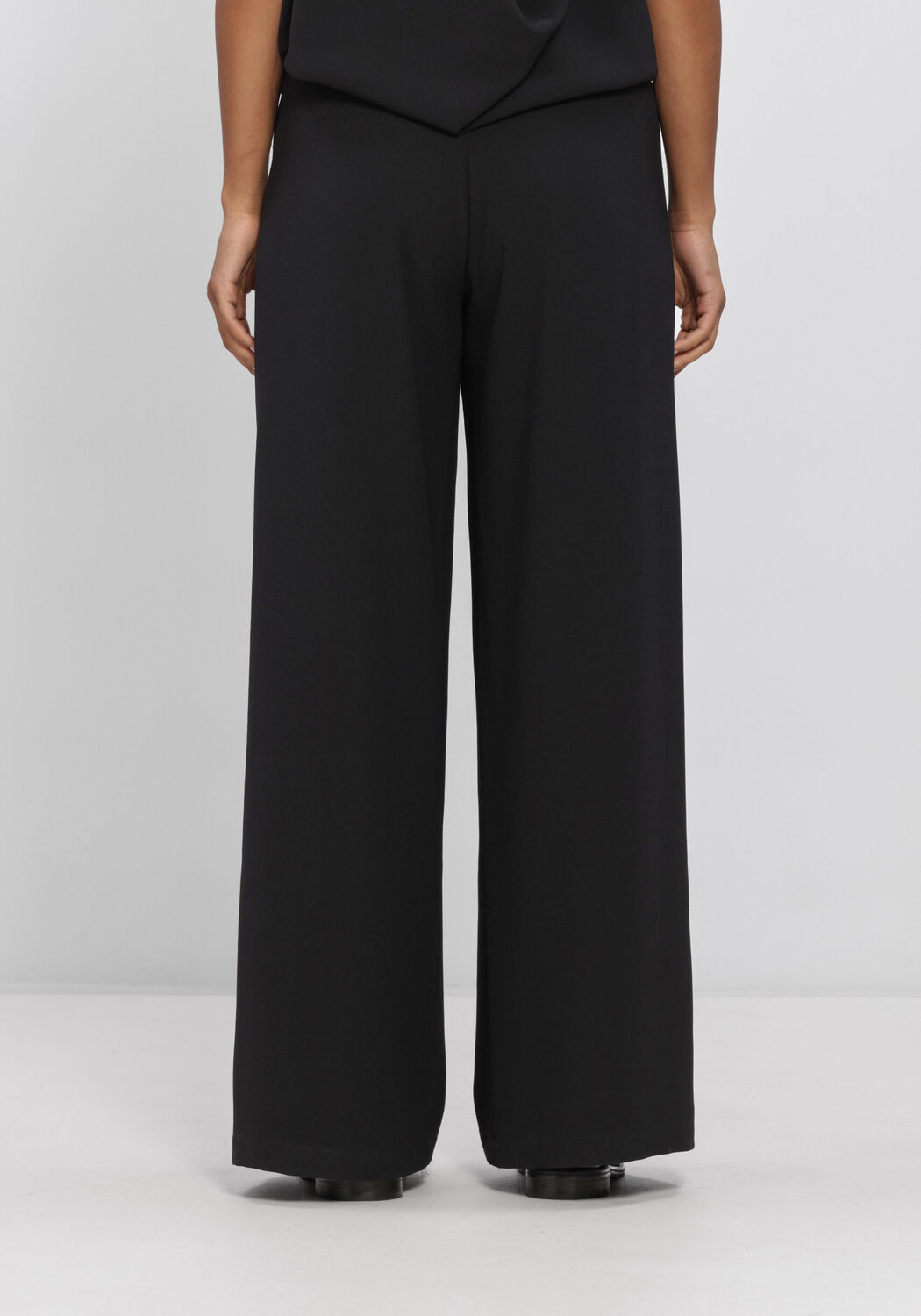 ELEH Pantalon large EFW260271 en noir - large