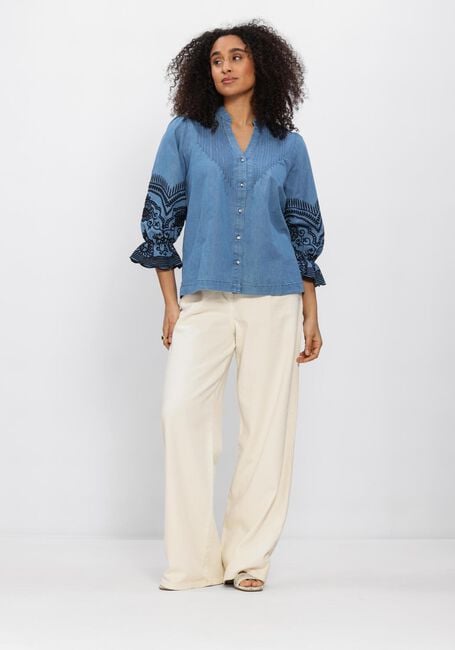MOS MOSH MMSTOMIN EMB SHIRT Blouses en bleu - large