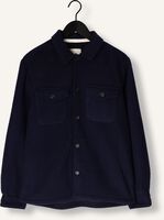 ANERKJENDT Surchemise AKOSCAR BOILED WOOL OVERSHIRT Bleu foncé ANERKJENDT Surchemise AKOSCAR BOILED WOOL OVERSHIRT Bleu foncé - medium