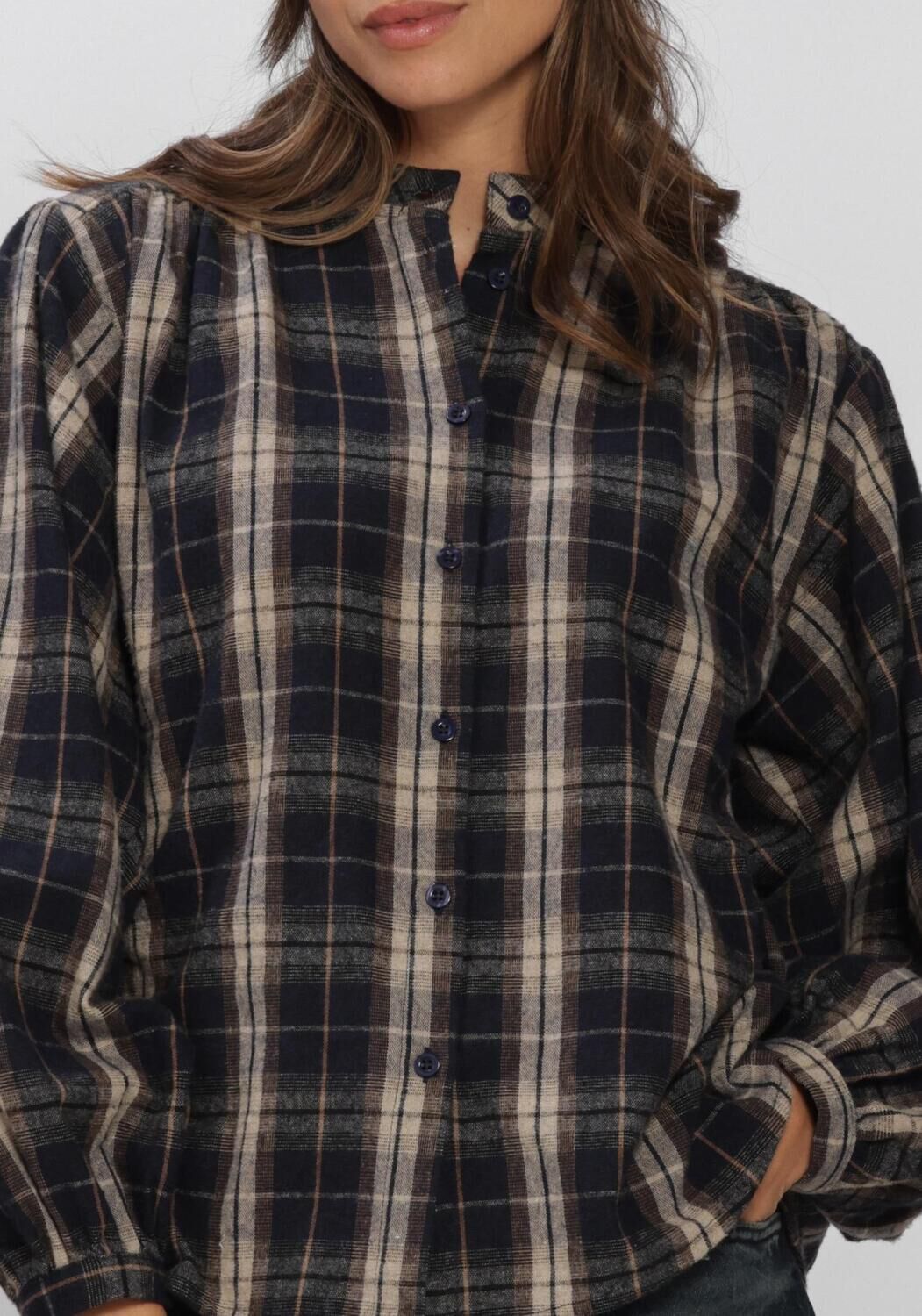 Multi BY-BAR  JAGGER CHECK BLOUSE - large