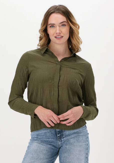 Groene ANOTHER LABEL  DALEN SHIRT L/S - large
