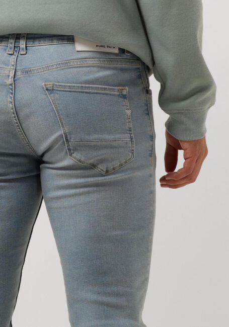 PURE PATH Slim fit jeans W1208 THE DYLAN en bleu - large