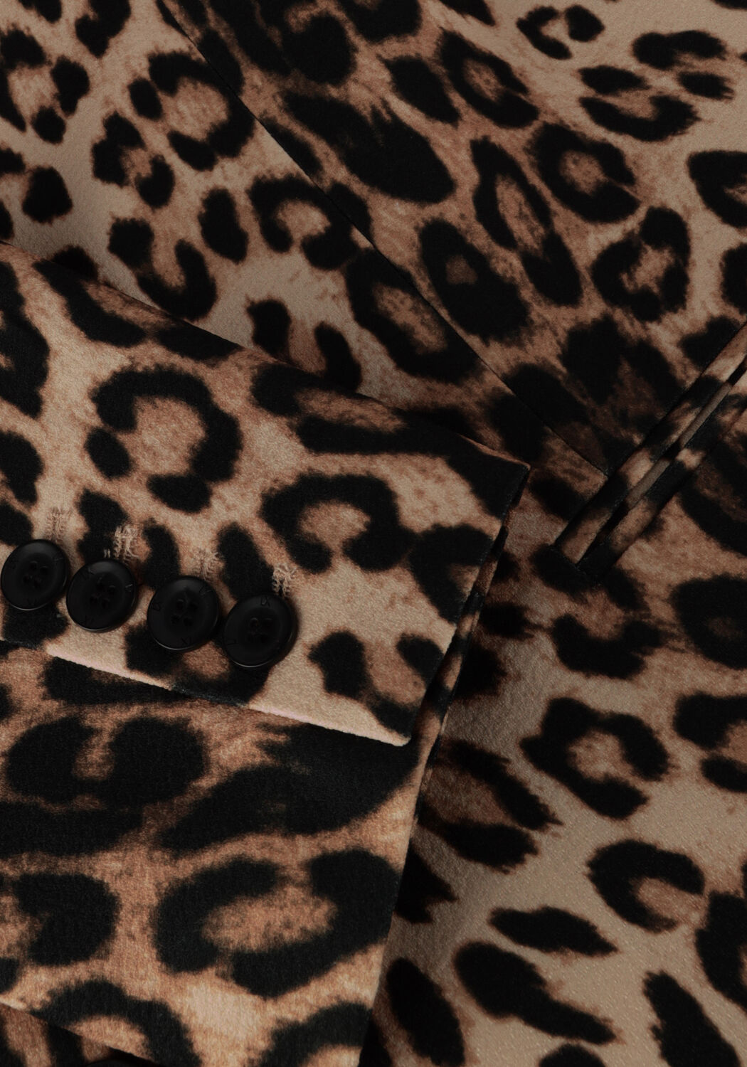 ALIX THE LABEL Blazer LADIES WOVEN LEOPARD BLAZER en marron - large