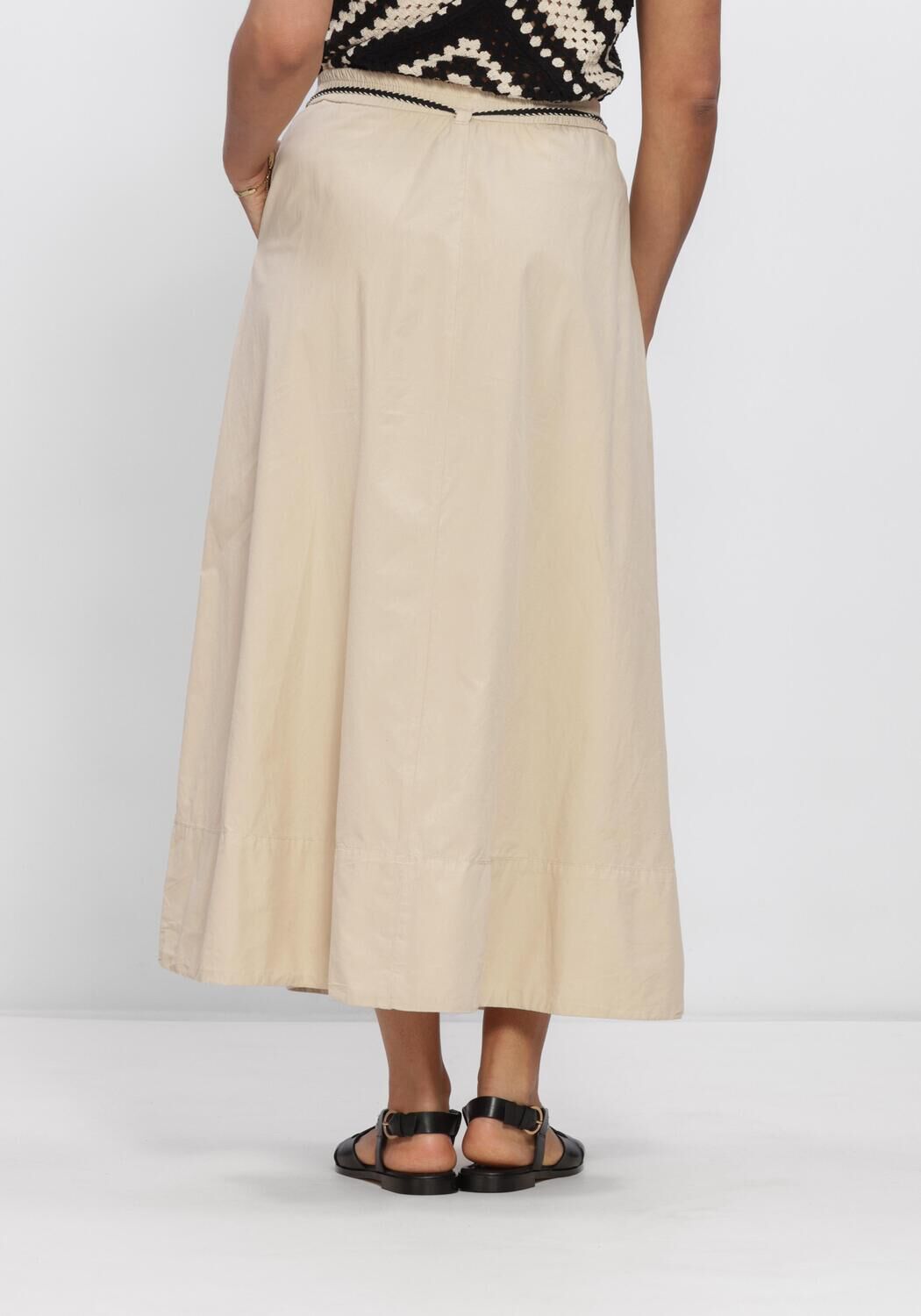 SUMMUM SKIRT BREEZY COTTON CANVAS Jupes Kaki - large