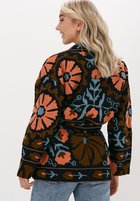 Zwarte SISSEL EDELBO Kimono MARLENE SUZANI JACKET - large