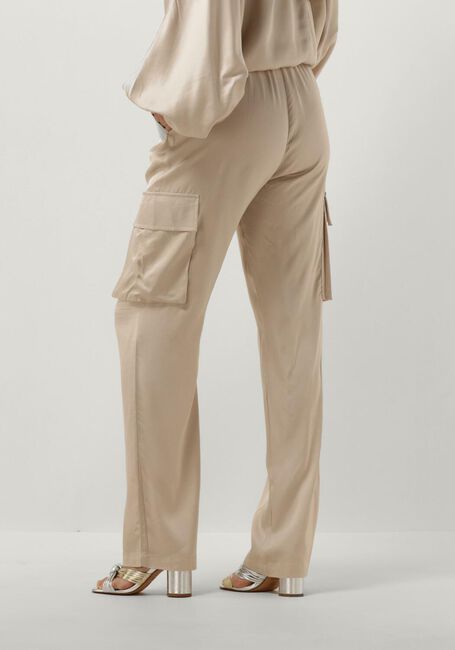 RESORT FINEST Pantalon cargo SATIN CARGO PANTS en beige - large