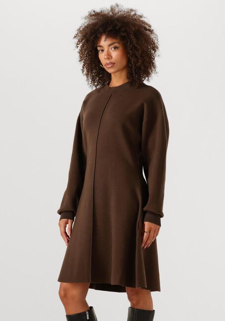 Bruine MSCH COPENHAGEN Mini jurk MSCHALFREDA EAST DRESS - large