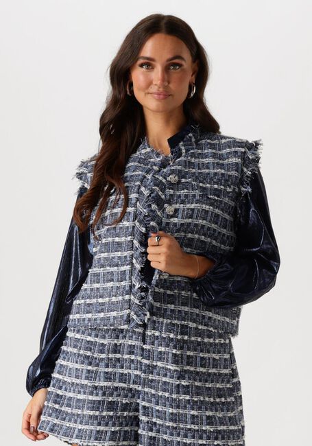 STUDIO AMAYA Gilet SEMMY en bleu - large