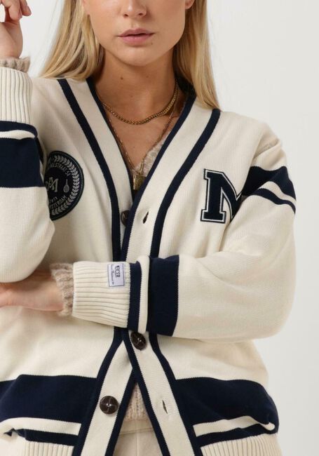 MERCER AMSTERDAM Gilet THE MERCER MONOGRAM CARDIGAN Écru - large