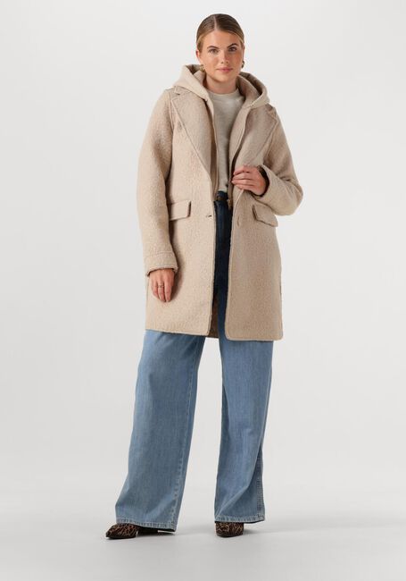 NUKUS Manteau INNA JACKET BOUCLE Sable - large