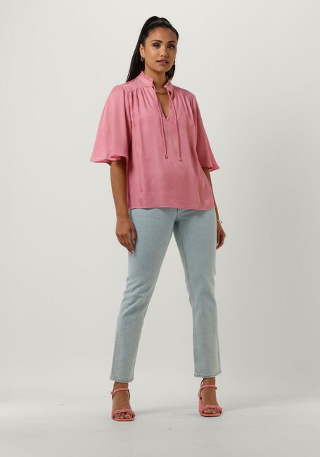 FREEBIRD T-shirt WV-WASH-SATIN-VIS-23-10 en rouge - large