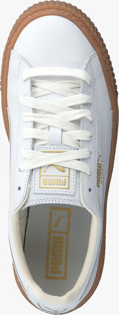 Witte PUMA Sneakers BASKET PLATFORM CORE - large