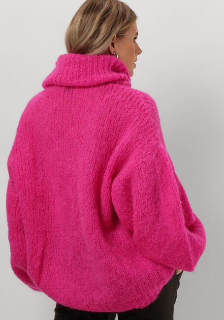 AMERICAN DREAMS Col roulé PEPPER ROLL NECK ALPACA PULLOVER en rose - large