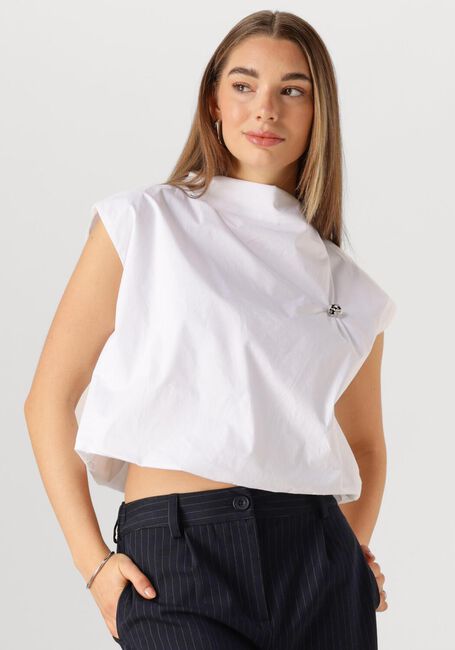 Witte SELECTED FEMME  SLFDELIA SL TOP - large