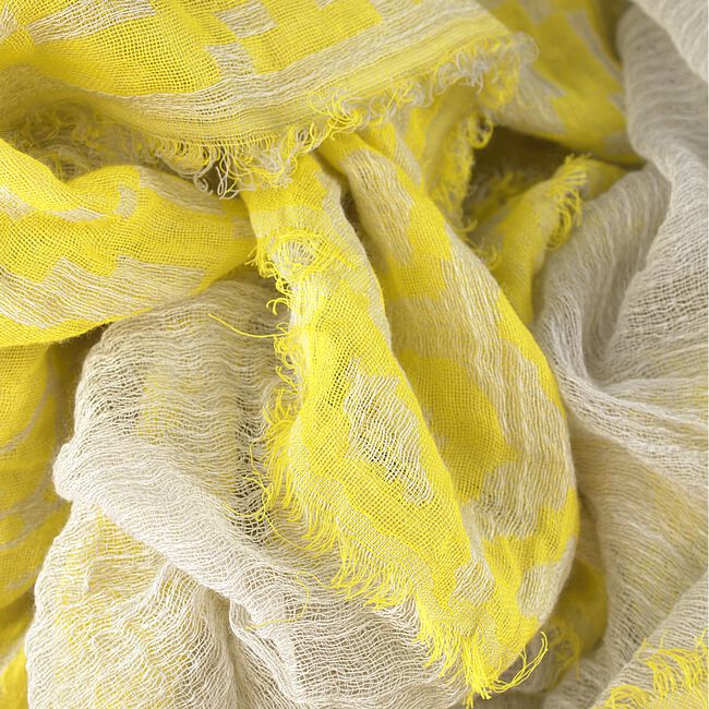 I LOVE MY MOMENT Foulard DAFFODIL en jaune - large