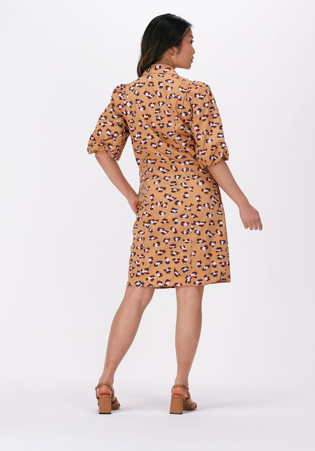 SECOND FEMALE Mini robe KALMA NEW DRESS en marron - large