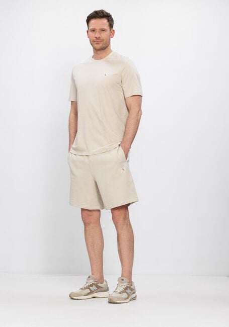 CALVIN KLEIN Pantalon courte EU 350TERRY BADGE SHORT Sable - large