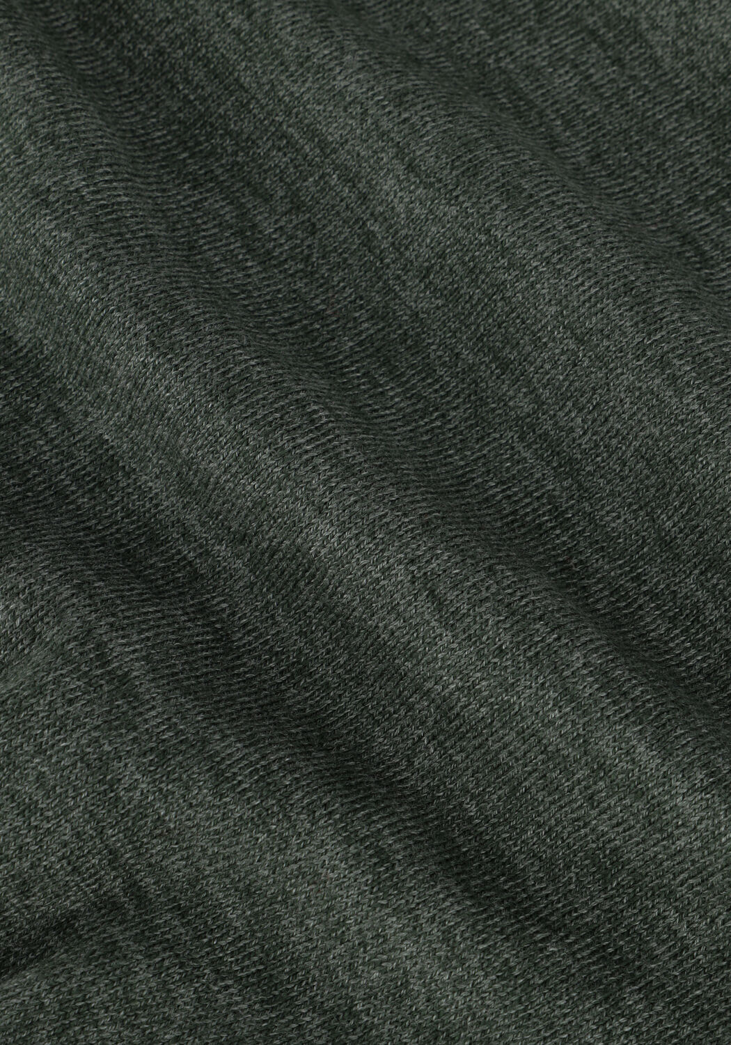 VANGUARD Pull R-NECK COTTON SLUB Vert fonc&eacute; - large