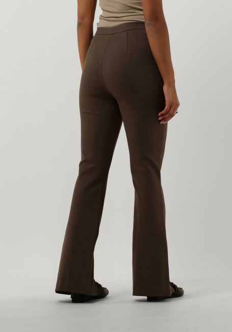 Bruine MODSTRÖM Pantalon TANNY SLIT PANTS - large
