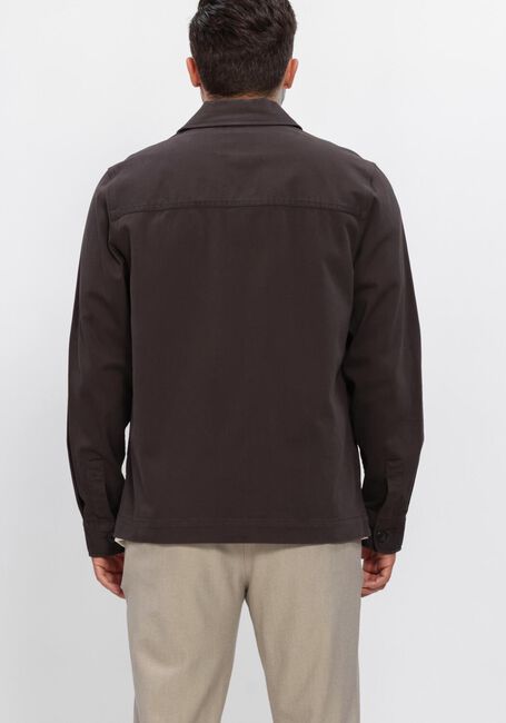 LES DEUX LAYTON COTTON OVERSHIRT Surchemises en marron - large