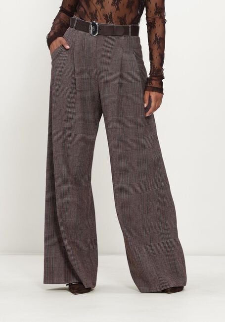CAROLINE BISS Pantalon large 4523 en marron - large