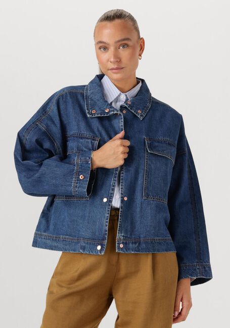 Blauwe WITHBLACK Spijkerjas WBLPEYTON DENIM JACKET - large