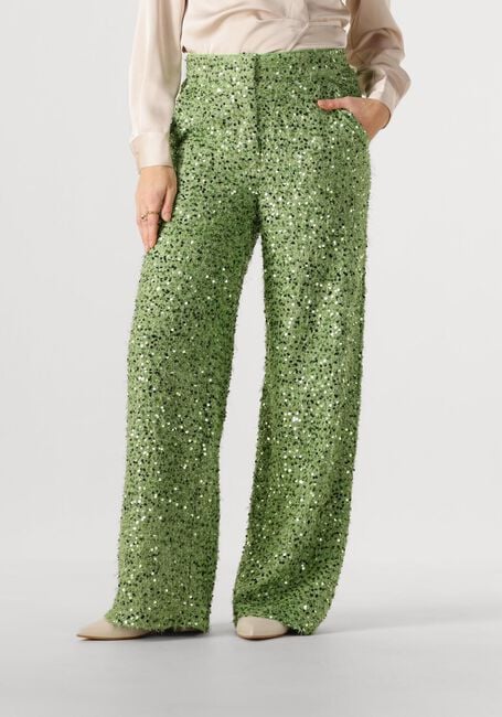 Groene HARPER & YVE Wijde broek HOLLY-PA 2 - large