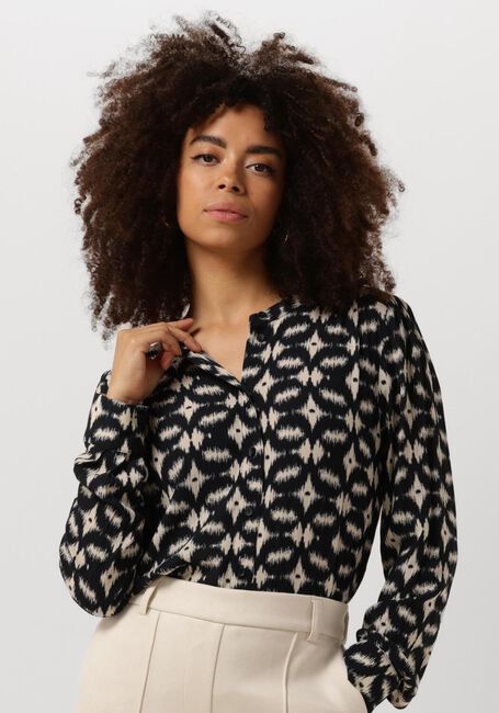 Zwarte BY-BAR  RIBBE BRISK BLOUSE - large