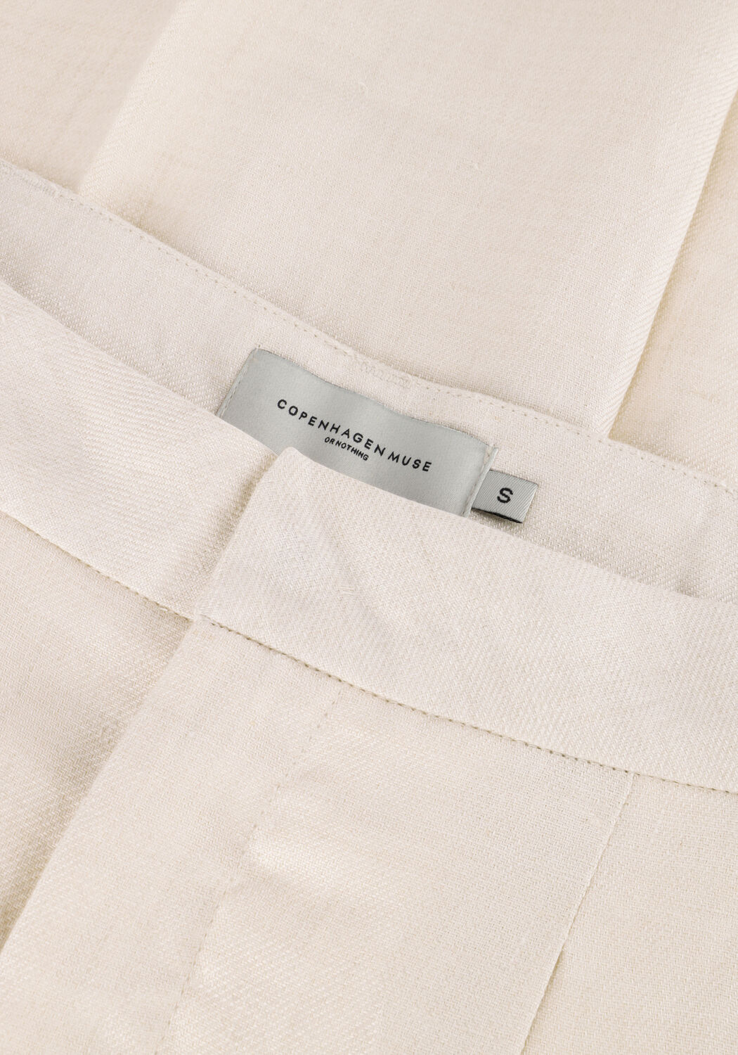 COPENHAGEN MUSE Pantalon large NATURE WHITE PANT &Eacute;cru - large