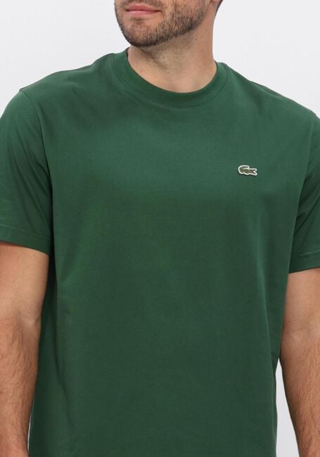 LACOSTE T-shirt COTTON T-SHIRT Vert fonc&eacute; - large