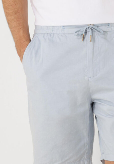 Lichtblauwe SCOTCH & SODA Korte broek FAVE COTTON/LINEN TWILL BERMUDA - large