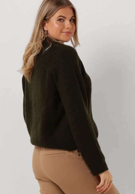 Donkergroene ENVII Trui ENBIBI LS KNIT 5210 - large