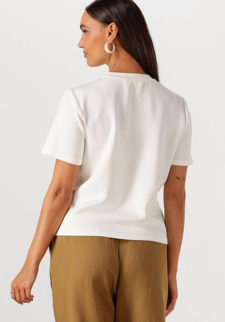 SELECTED FEMME Haut SLFTENNY SS BOXY O-NECK en blanc - large