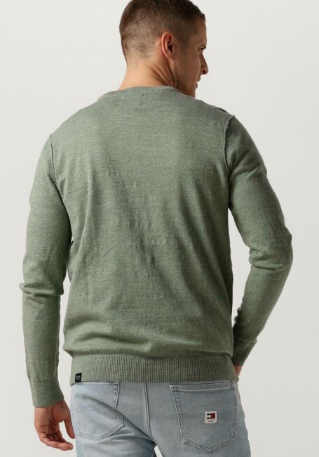 BUTCHER OF BLUE Pull LT CLIFDEN CREW en vert - large