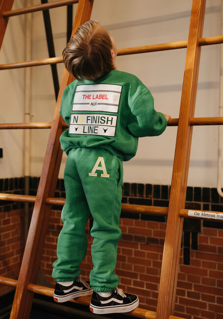 ALIX MINI Chandail KIDS KNITTED PATCH SWEATER en vert - large