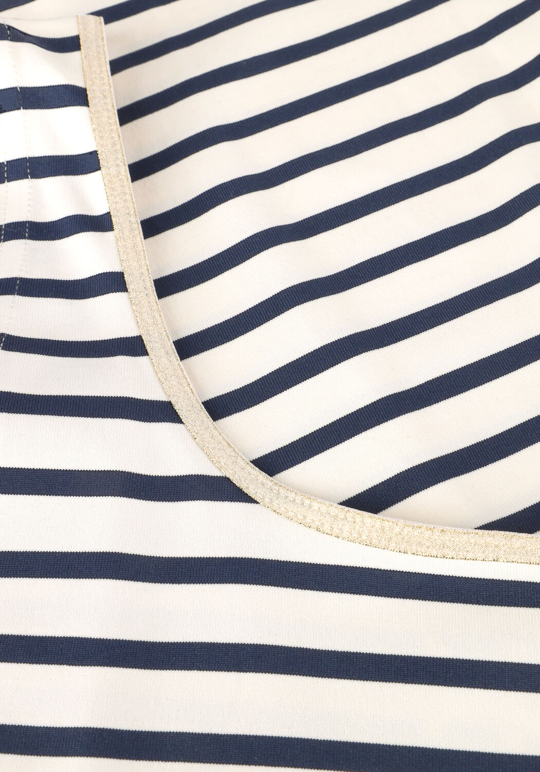 Blauwe NUKUS Top JUBA SINGLET STRIPE - large