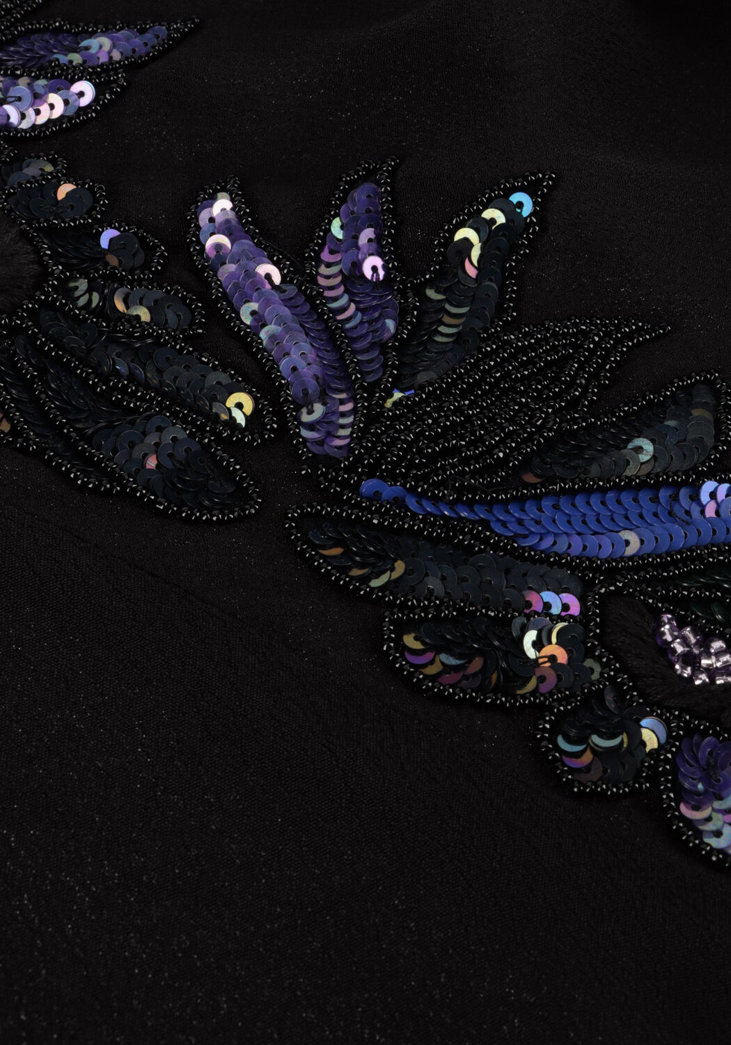 Zwarte LOUIZON Mini jurk JOYA - large