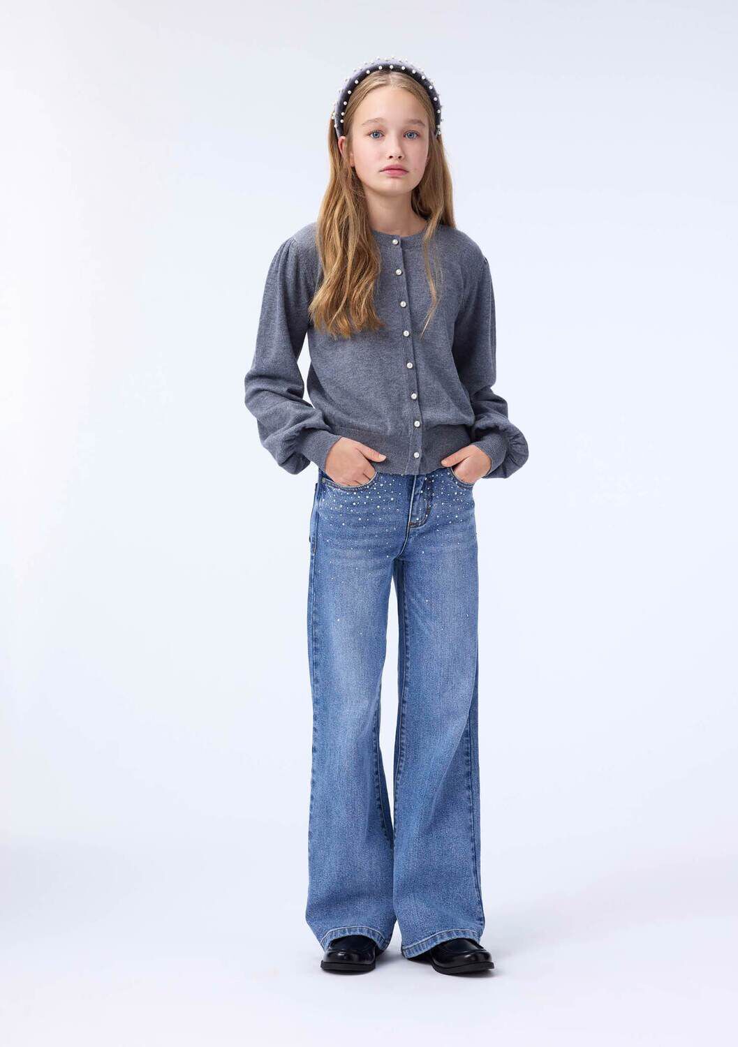 Blauwe MOLO Straight leg jeans ASTA - large