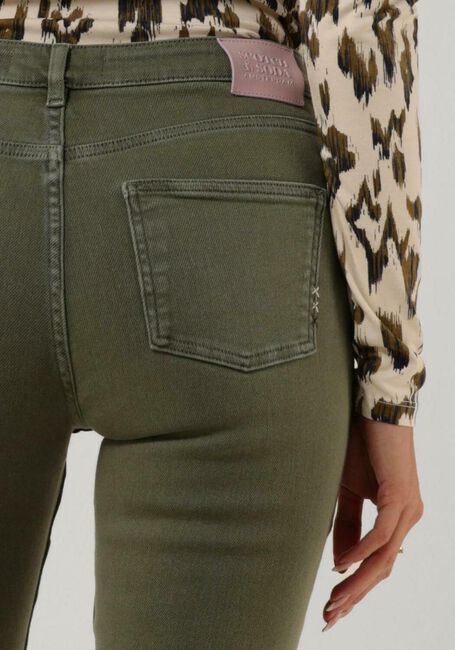 SCOTCH & SODA Skinny jeans HAUT SKINNY JEANS - GARMENT DYED COLOURS Olive - large