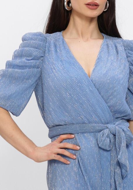 Lichtblauwe FREEBIRD Jumpsuit F-JER-PLISSE-LUREX-26-1 - large