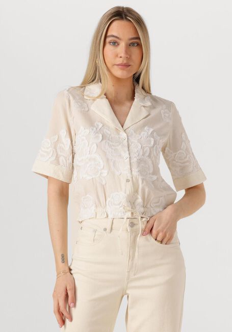Beige ROUGE EDIT  ROUZOE SS RESORT COLAB SHIRT - large