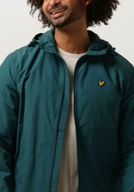 Donkergroene LYLE & SCOTT Jack ZIP THROUGH HOODED JACKET - large