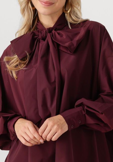 OMODA ATELIER Mini robe OM-ROYAL DRESS Bordeaux - large