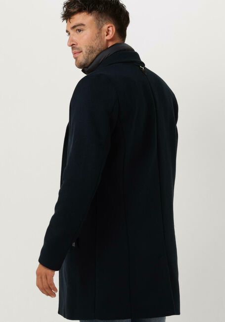 Donkerblauwe VANGUARD Mantel LONG JACKET MARTEN CHOPROAD - large
