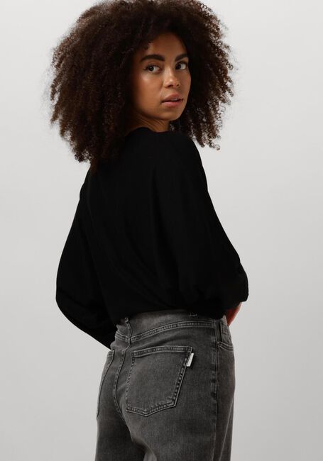 Zwarte MINUS Trui DANA BAT SLEEVE KNIT PULLOVER - large